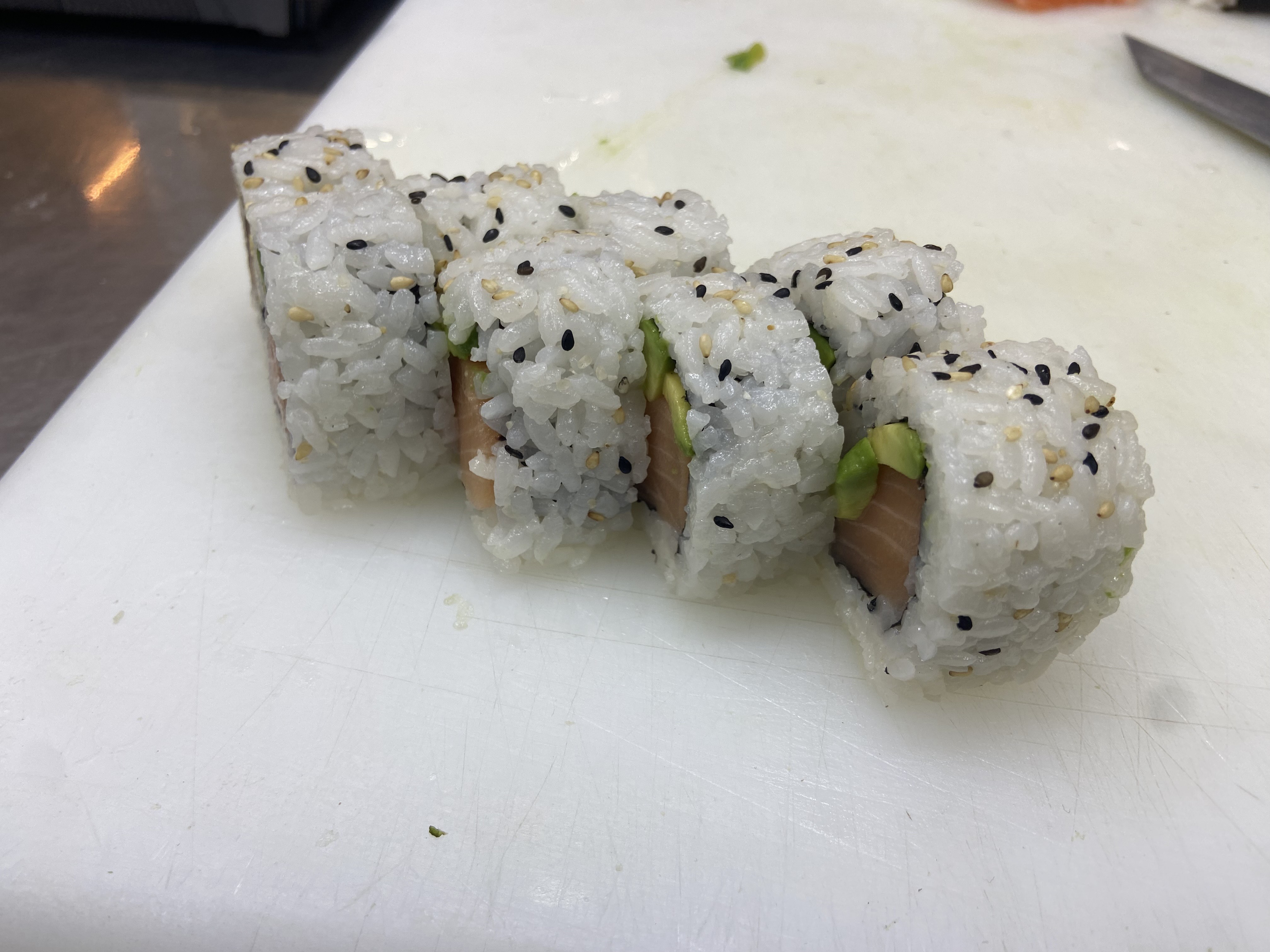 Salmon Uramaki Roll